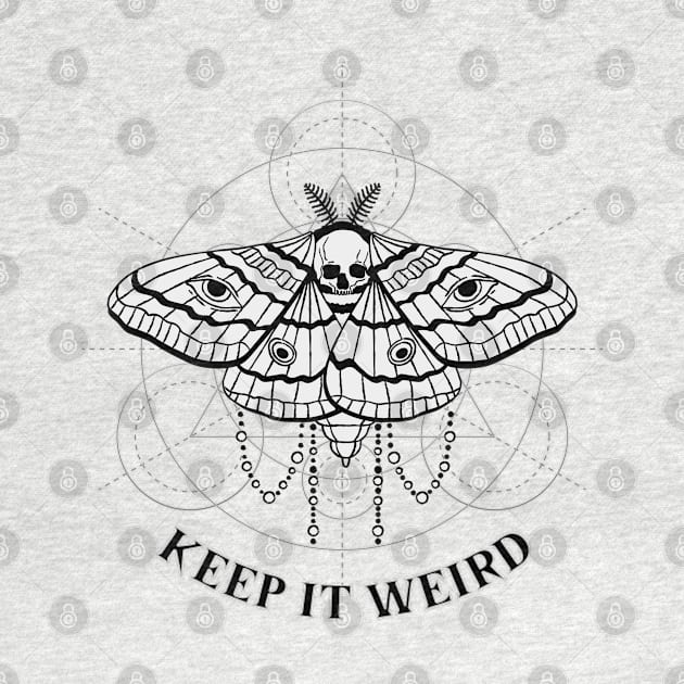 keep it weird hawkmoth by hunnydoll